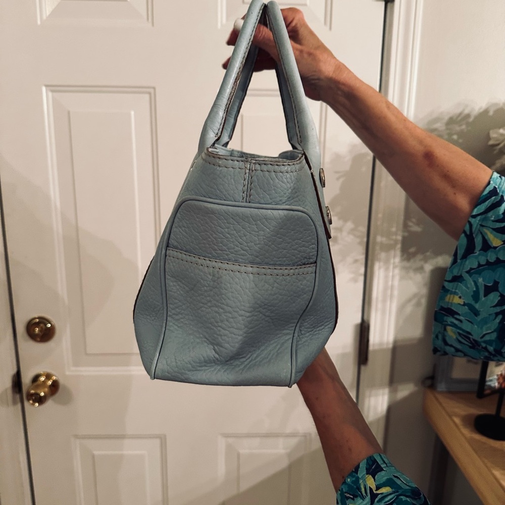 Michael Kors Light Blue Hand Bag - Picture 9 of 13